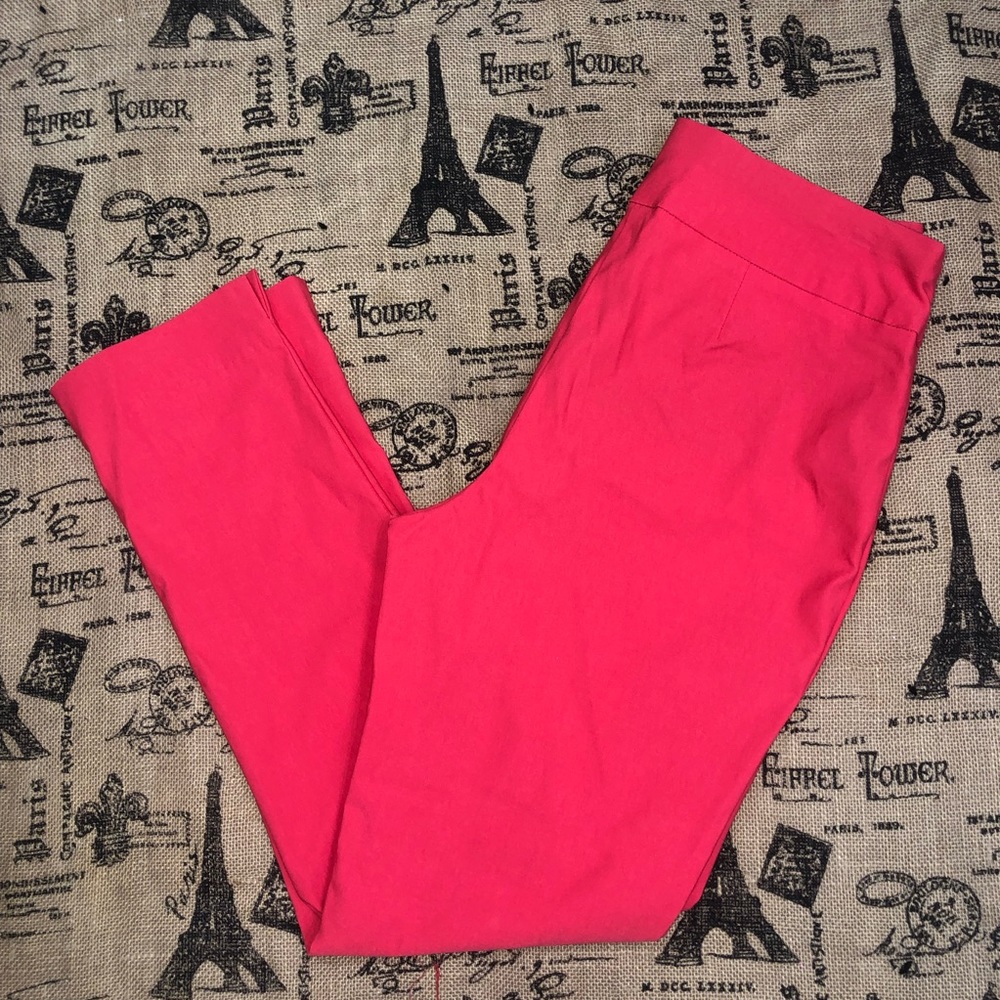 So Slimming By Chicos NWT! Brigitte Slim Ankle Malibu Punch Pant Size 0.5